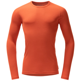 Muške funkcionalne majice Devold Adventure Merino 190 Shirt Man narančasta Brick