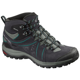 Ženske cipele Salomon Ellipse 2 MID LTR GTX W siva/plava Phantom/CastorGray/ArubaBlue