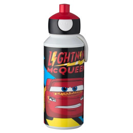 Dječja boca Mepal Campus 400 ml Cars Go bijela/crvena