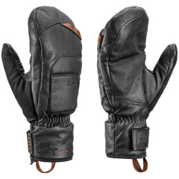Rukavice za skijanje Leki Montera Prime Mitt crna /smeđa black-dark brown