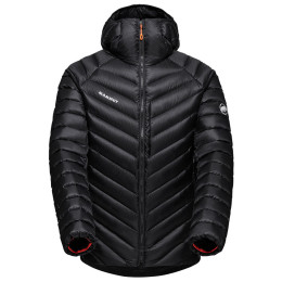 Muška pernata jakna Mammut Broad Peak IN Hooded Jacket Men crna/crvena