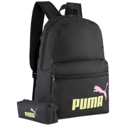 Gradski ruksak Puma Phase Backpack Set crna/žuta PUMA Black-Fizzy Light
