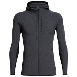 Muška dukserica Icebreaker M Descender LS Zip Hood siva