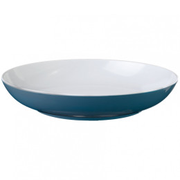 Tanjur Brunner Aquarius Deep plate bijela/plava