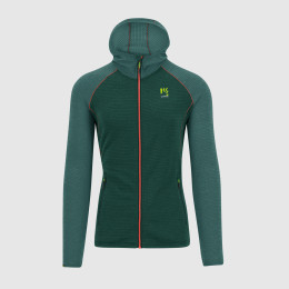 Muška dukserica Karpos Ambrizzola Full-Zip Hoodie zelena