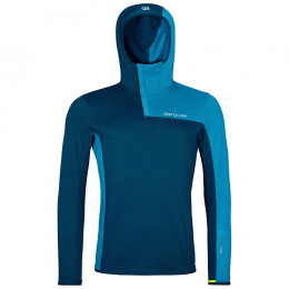 Muška dukserica Ortovox Fleece Light Grid Sn Hoody plava