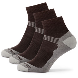 Čarape Zulu Merino Lite Men 3 pack siva/smeđa