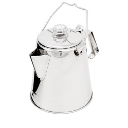 Aparat za kavu GSI Outdoors Glacier Stainless 8 Cup Percolator srebrena