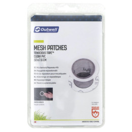 Samoljepljive zakrpe Outwell Tenacious Tape Mesh Patches crna