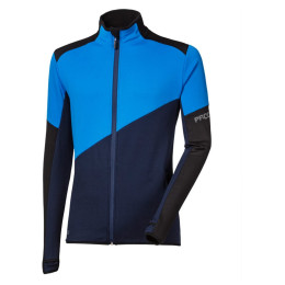 Muške funkcionalne majice dugih rukava Progress Territory crna/plava