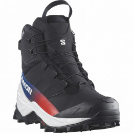 Muška obuća Salomon Crosstrak Powder Waterproof Equipe crna Black / Black / Black