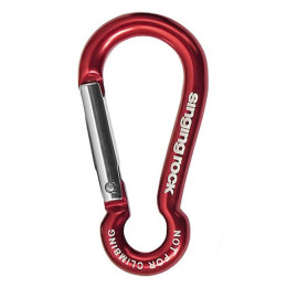 Karabiner bez matice Singing Rock Mini Pear crvena