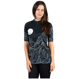 Ženska funkcionalna majica Drexiss All Diamond Beach Black Coolmax