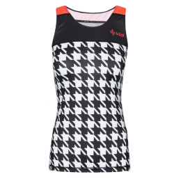 Ženska biciklistička majica Kilpi Vai W bijela/crna Whith