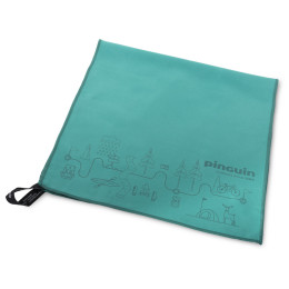 Ručnik Pinguin Micro Towel Map L svijetlo zelena