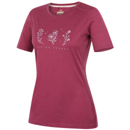 Ženska majica MOOA Merino Lyolite Bloom 150 Short ružičasta dark pink