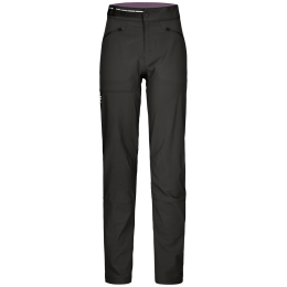 Ženske hlače Ortovox Brenta Pants W crna/siva Black Raven