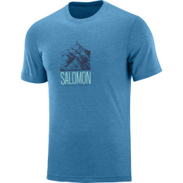 Muška majica Salomon Explore Graphic Ss Tee M plava FjordBlue