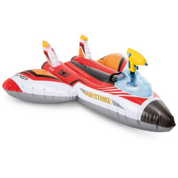 Igračka na napuhavanje Intex Water Gun Plane Ride-Ons 57536NP crvena