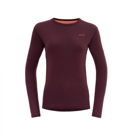 Ženska funkcionalna majica Devold Multi Sport Merino 190 Shirt Wmn boja vina PORT