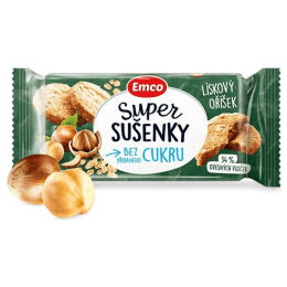 Hrana na putovanju Emco Super keksići – Lješnjak 60 g