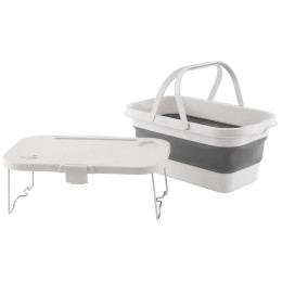 Set za piknik Easy Camp Picnic Basket & Table bijela