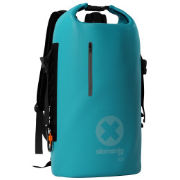 Vodootporna torba Elements Gear Trek 2.0 - 60L (2 popruhy) plava tyrkysová