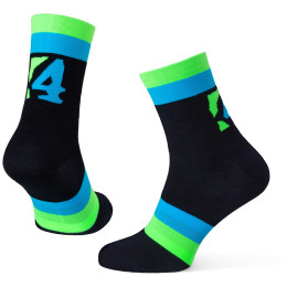 Čarape Warg Happy Merino 4Camping crna