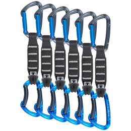 Karabiner za penjanje Skylotec Lime Set Nylon PRO - 6 PACK siva/plava Anthracite/Electricblue