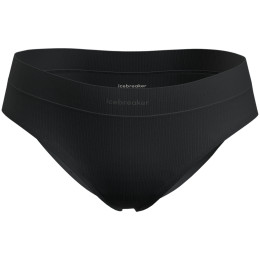 Ženske funkcionalne gaćice Icebreaker W Mer Rib Lotus Hipster crna Black