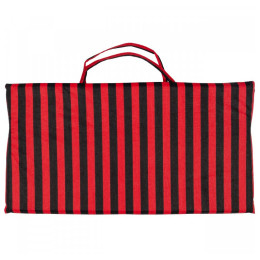 Ležaljka za plažu Yate Plážové lehátko - proužek crna/crvena red