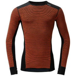 Muške funkcionalne majice Devold Reverso Merino Shirt Man narančasta/siva Brick
