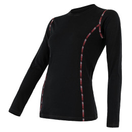 Ženska termo majica Sensor Merino Air crna