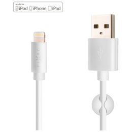 Kabeli za punjenje i sinhronizaciju Fixed Datový a nabíjecí kabel FIXED USB/Lightning bijela bílá
