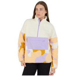 Ženska dukserica Fundango Riva Hybrid Pullover žuta/ljubičasta corn cloud