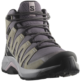 Ženske planinarske cipele Salomon X-Adventure Recon Mid Gore-Tex siva Excalibur / Gull / Nirvana