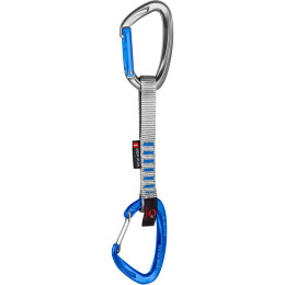 Karabiner za penjanje Mammut Crag Indicator Straight/Wire srebrena/plava Silver/Ultramarine