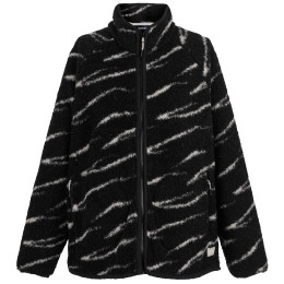 Ženska dukserica Regatta Women’s Frankie Borg Full Zip crna Blk/LtVnAbst