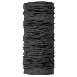 Višenamjenski šal Buff Merino Lightweight Neckwear tamno siva Solid Grey