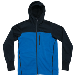 Muške funkcionalne majice dugih rukava Devold Explorer Merino Hooded Jkt Man plava/crna Royal/Ink