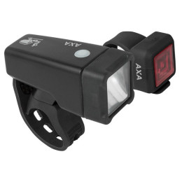 Prednje / zadnje svjetlo AXA Niteline T1 crna