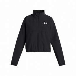 Dječja jakna Under Armour Rival Woven Jacket crna Black