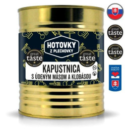 Juha Hotovky z plechovky Kisela juha s dimljenim mesom i kobasicom (800 ml)