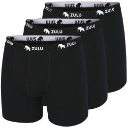 Muške bokserice Zulu Merino 160 6in 3-pack crna black