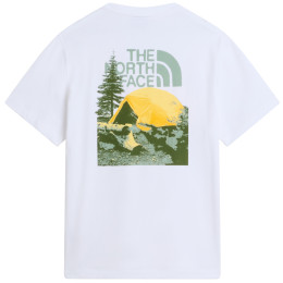 Muška majica The North Face M Pitch A Tent Relaxed Ss Tee bijela TNF WHITE