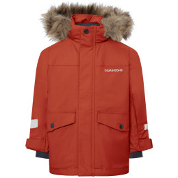 Dječja zimska jakna Didriksons Bjärven Kids Parka 5 Rust narančasta Rust