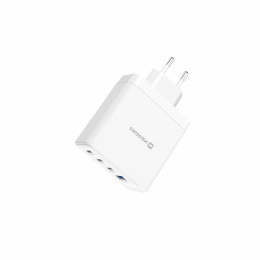 Adapter Swissten GaN 2X USB-C 100W + 1X USB-C 20W + 1X USB-A 30W