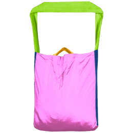 Torba preko ramena Ticket to the moon Eco Bag Large 30L ružičasta