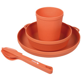 Set posudje Zulu Easy Picnic Set 6in1 narančasta orange