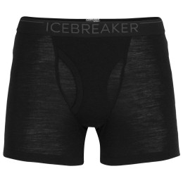 Muške bokserice Icebreaker 175 Everyday Boxers wFly crna Black